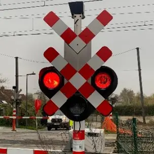 Het knipperende rode licht